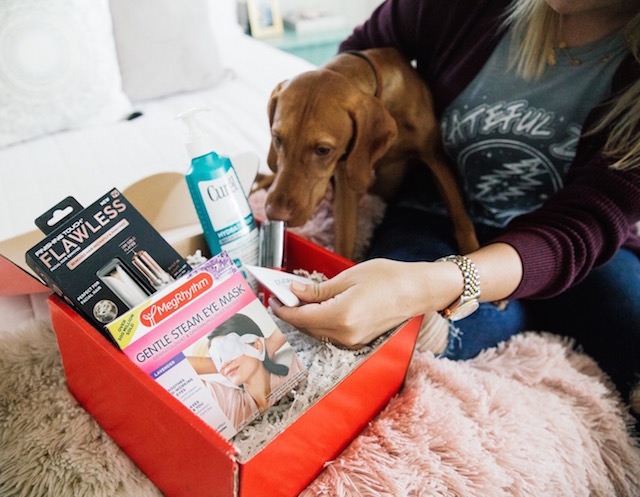 Fashion and lifestyle blogger Nikki Prendergast of My Style Diaries checks out Redbook Magazine's Red Beauty Box.
