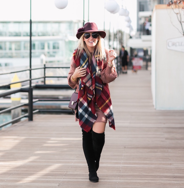 The best place to find fall's plaid blanket scarves for under $15