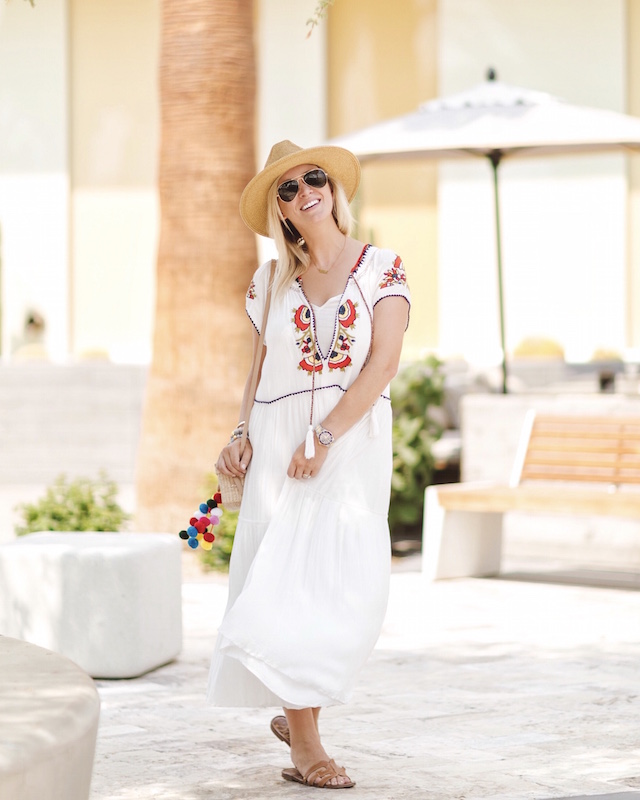 Free People midi dress in Palm Springs | My Style Diaries blogger Nikki Prendergast