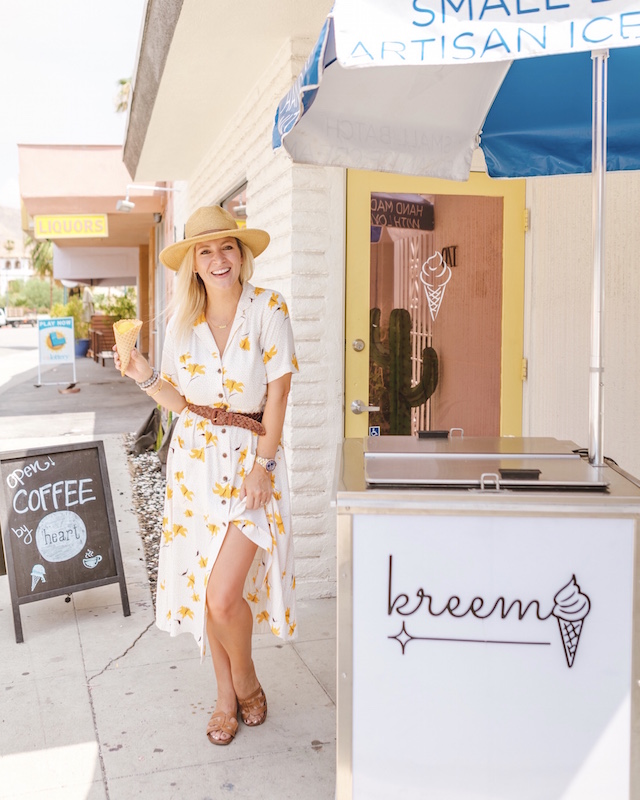 Vintage vibes at Kreem in Palm Springs | My Style Diaries blogger Nikki Prendergast