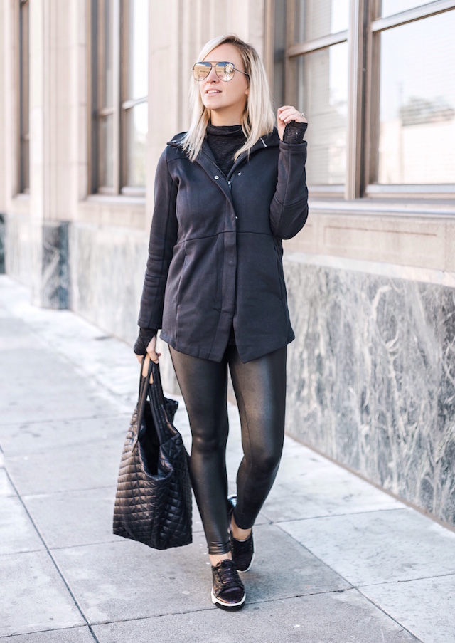 All Black Athleisure ft. Spanx, Hurley, MZ Wallace | My Style Diaries blogger Nikki Prendergast