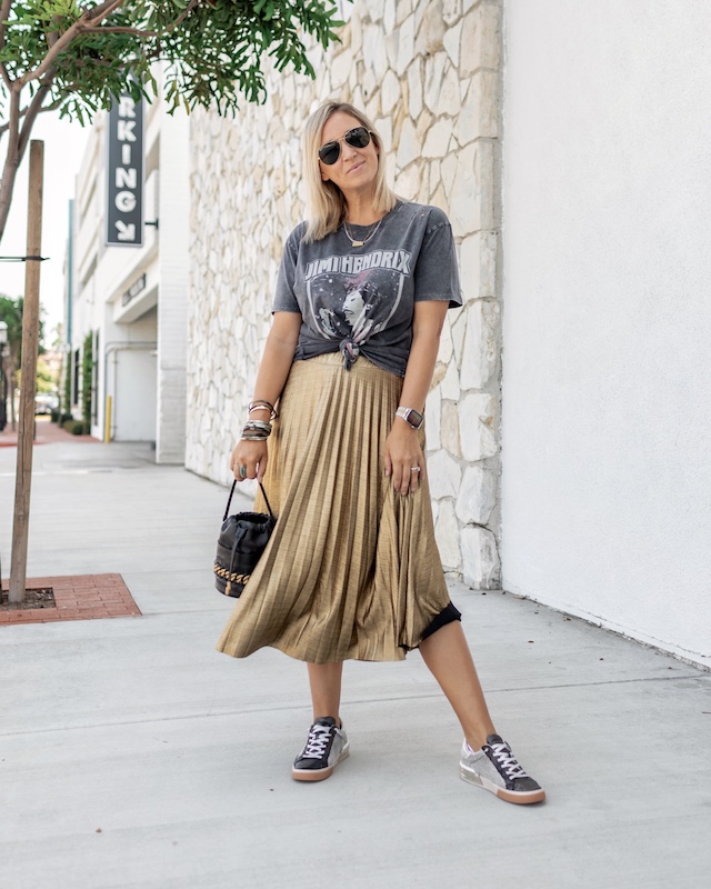 The Under $20 Metallic Skirt You Need This Fall - My Style Diaries